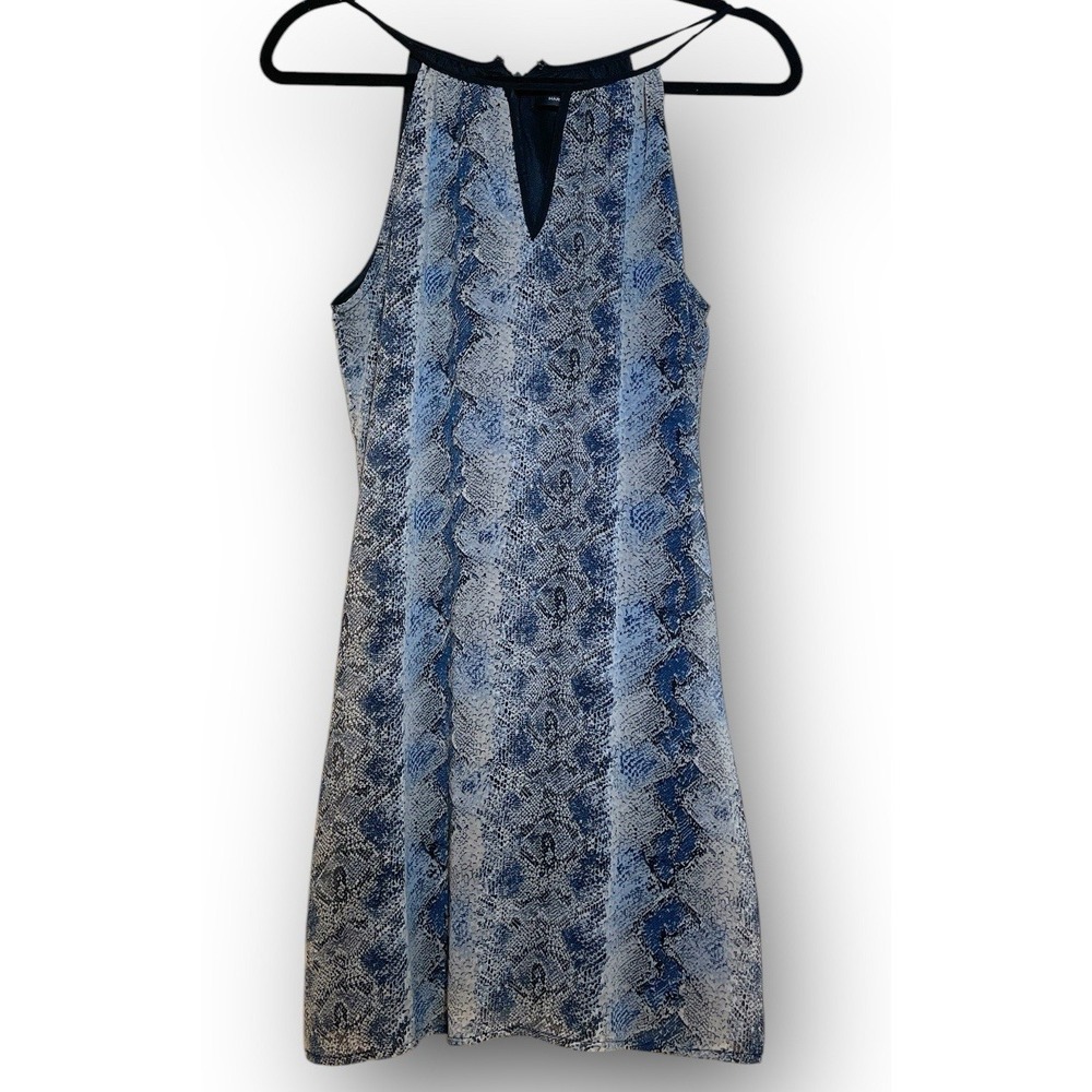 Harper Harlow Womens Deess Snakeskin Size S Blue‎
